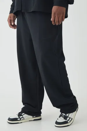 Boohoo Plus Geo Textured Straight Fit Trouser in - XXXL