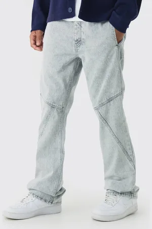 Boohoo Slim Flared Panelled Jeans - - 36R