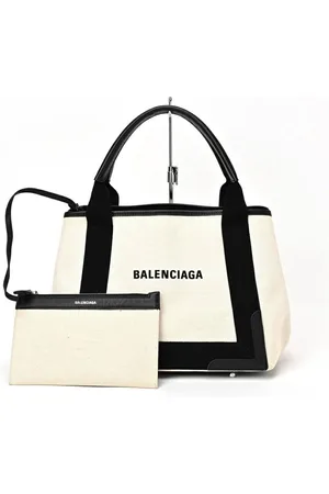 Balenciaga Preloved XXS Everyday Tote BeigeBlack Women - Tote Bags - One Size