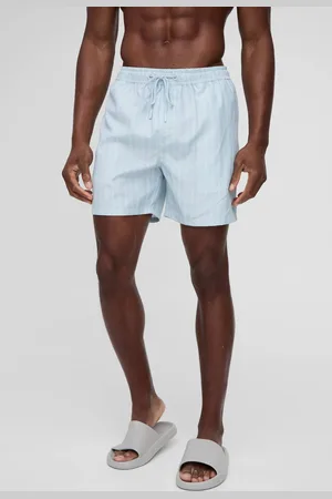 Boohoo Mid Length Stripe Swim Short - - L
