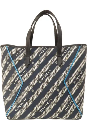 Givenchy Preloved GV3 Tote Bag NavyBeige Canvas Women - One Size
