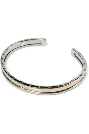 Bvlgari Preloved Bzero1 Bracelet Rose Gold Stainless Steel Women - Silver - - One Size