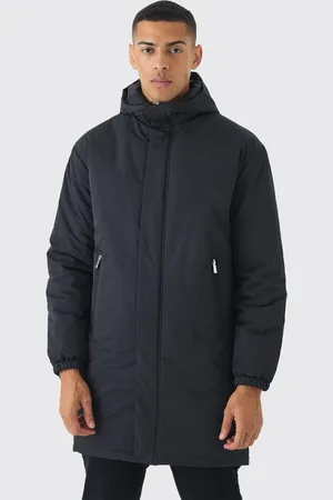 Boohoo Hooded Padded Parka In - XS
