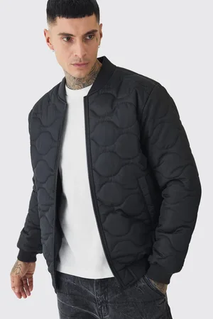 Boohoo Tall Official Quilted Bomber Jacket In - M