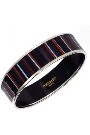 Hermès Preloved Collier de Chien Multicolored Enamel Bracelet Women One Size