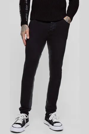 Boohoo Tall Skinny Fit Contrast Gusset Trousers - - 30