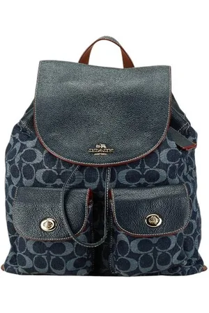 Coach Preloved Denim Backpack C1555 Women - - One Size