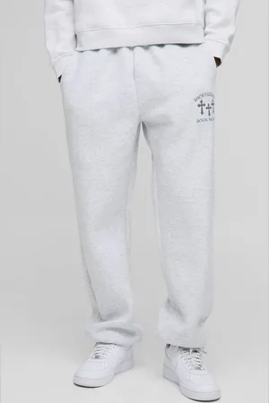 Boohoo Baggy Worldwide Cross Print Joggers - - XS