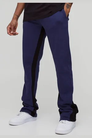Boohoo Tall Regular Fit Stacked Gusset Joggers - - L