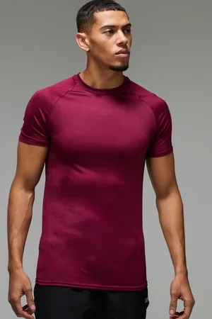 Boohoo Man Active Lightweight Essentials Gym Muscle Fit Raglan T-shirt - - M
