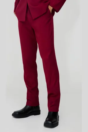 Boohoo Straight Fit Cross Applique Tailored Trouser - 30