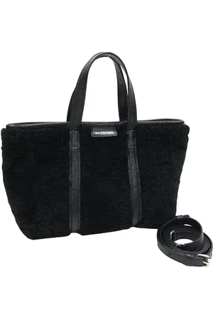 Balenciaga Preloved Mini Everyday Tote Bag Shearling Style Women - Handbags - One Size