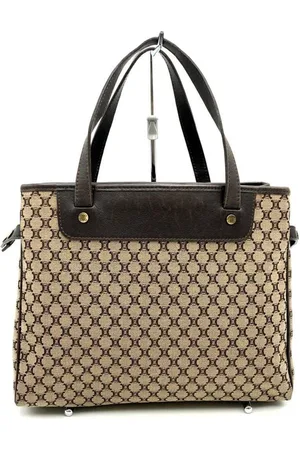 Céline Preloved Maillon Triomphe Tote Beige and Women Handbags - One Size