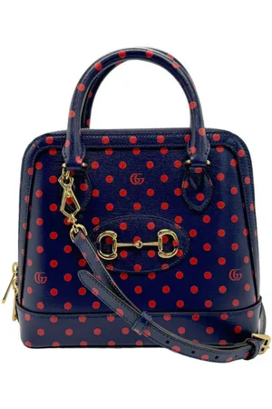 Gucci Preloved Horsebit 1955 Polka Dot Top Handle Bag Women - Handbags - One Size