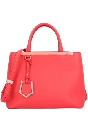 Fendi Preloved Kan I Mini Leather Shopper Women Shopper Bags - One Size