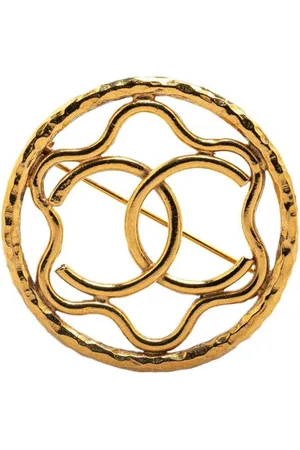 CHANEL Preloved gold brooch Women Brooches - - One Size