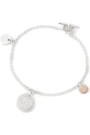 Hermès Preloved Coin Charm Bracelet Women - Silver - - One Size