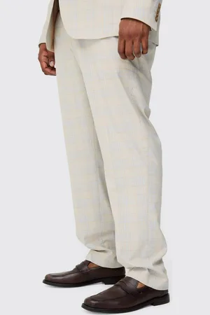 Boohoo Plus Checked Skinny Fit Trousers - - 42