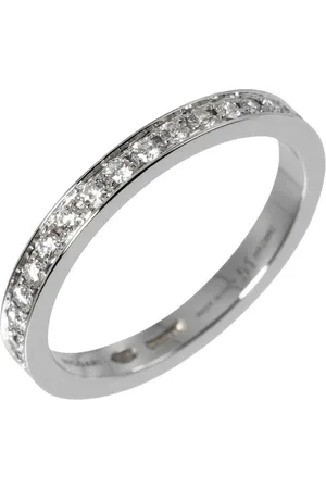 Bvlgari Preloved Diamond Eternity Band Women - Silver Rings - - One Size