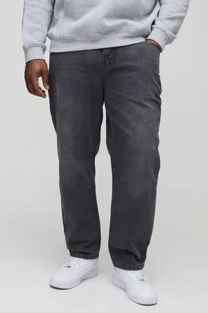 Boohoo Plus Tapered Rigid Jeans - - 38