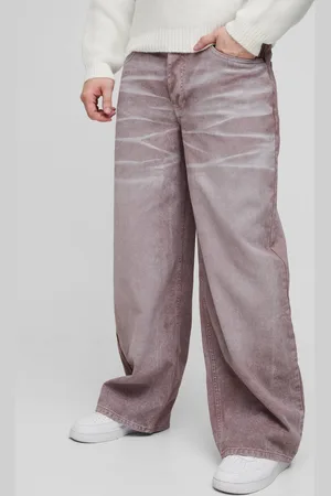 Boohoo Tall Washed Baggy Jeans - - 32