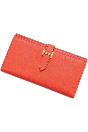 Hermès Preloved Calvi Wallet Leather Women - One Size