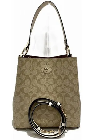 Coach Preloved C1555 Bucket Bag Canvas Women Shoulder Bags - One Size