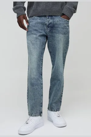 Boohoo Tapered Fit Rigid Washed Jeans - - 30R