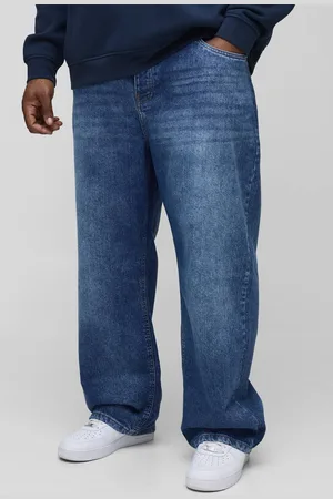 Boohoo Plus Relaxed Rigid Jeans - - 46