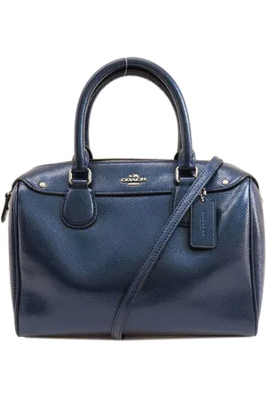 Coach Preloved Mini Duffle Navy Metallic Handbag Women - - One Size
