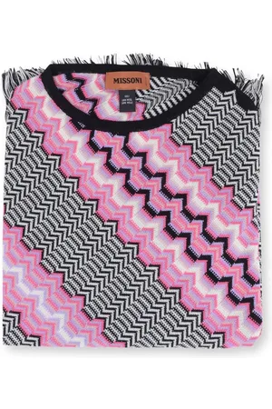 Missoni Zigzag Knit jumper Geometric Pattern Women - Multicolor Scarves - One Size