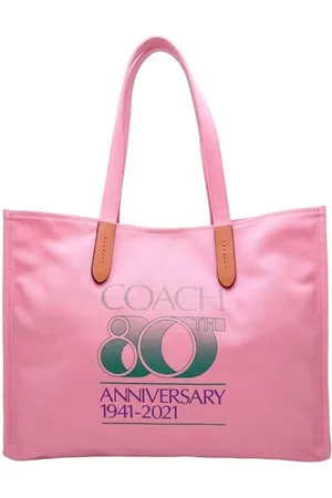 Coach Preloved 80th Anniversary Tote Canvas Tote Bag Women - - One Size