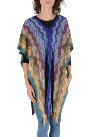 Missoni Zigzag Poncho Women - Multicolor Scarves - One Size