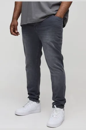 Boohoo Plus Super Skinny Ripped Stretch Jeans - - 46