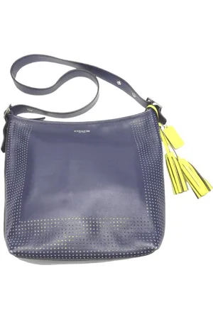 Coach Preloved Perforated Leather Shoulder Bag Model Perforated Women - - One Size