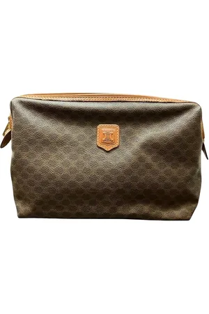 Céline Preloved Vintage Canvas Cosmetic Case Women - Clutch Bags - One Size