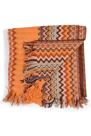 Missoni Zigzag Knit Scarf Geometric Pattern Women - Multicolor Scarves - One Size