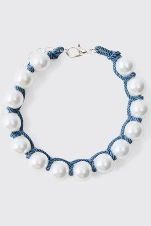 Boohoo Pearl Rope Bracelet - - One Size