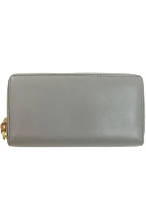 Gucci Preloved Zip Around Wallet Leather Women - One Size