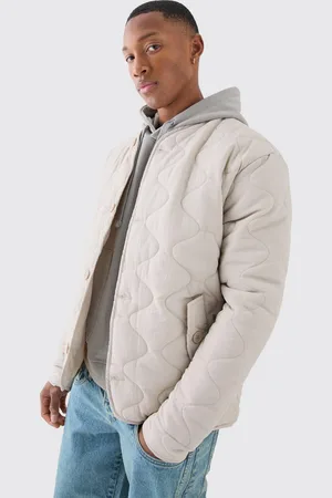 Boohoo Onion Quilted Liner Jacket - - XS