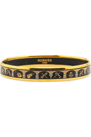 Hermès Preloved Music Enamel Bangle Colliers de Chien Women - Costume - One Size