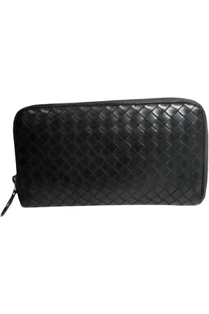 Bottega Veneta Preloved Intrecciato Zip Around Wallet 600113 VCPP2 Unisex - - One Size
