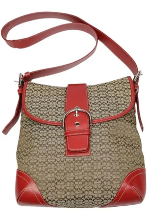 Coach Preloved Signature Canvas Shoulder Bag Women - - One Size