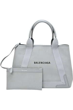 Balenciaga Preloved Everyday Tote XS Gray Canvas Tote Women - Tote Bags - One Size