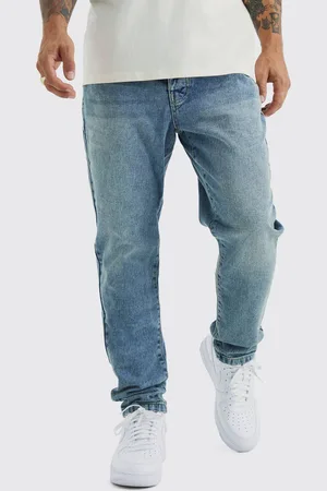 Boohoo Tapered Fit Rigid Washed Jeans - - 28R