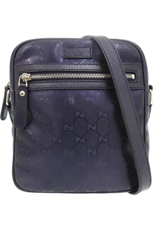 Gucci Preloved GG Plus Crossbody Bag Unisex - Shoulder Bags - One Size