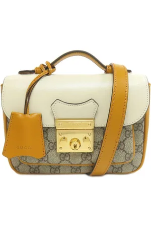 Gucci Preloved GG Marmont 20 Mini Bag BeigeYellow Women - Handbags - One Size
