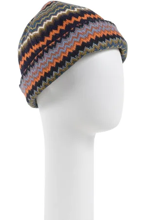 Missoni Zigzag Knit Beanie multicolor Women Hats - One Size