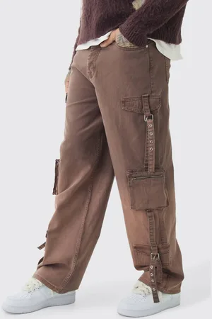 Boohoo Tall Ombre Effect Relaxed Fit Cargo Trousers - - 38