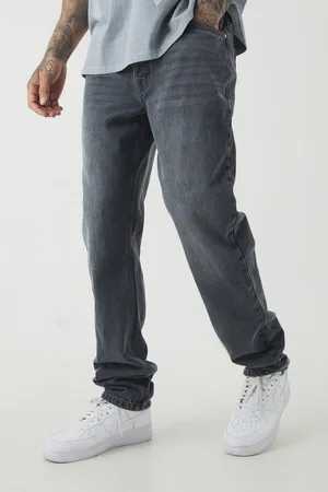 Boohoo Tall Straight Rigid Jeans - - 38